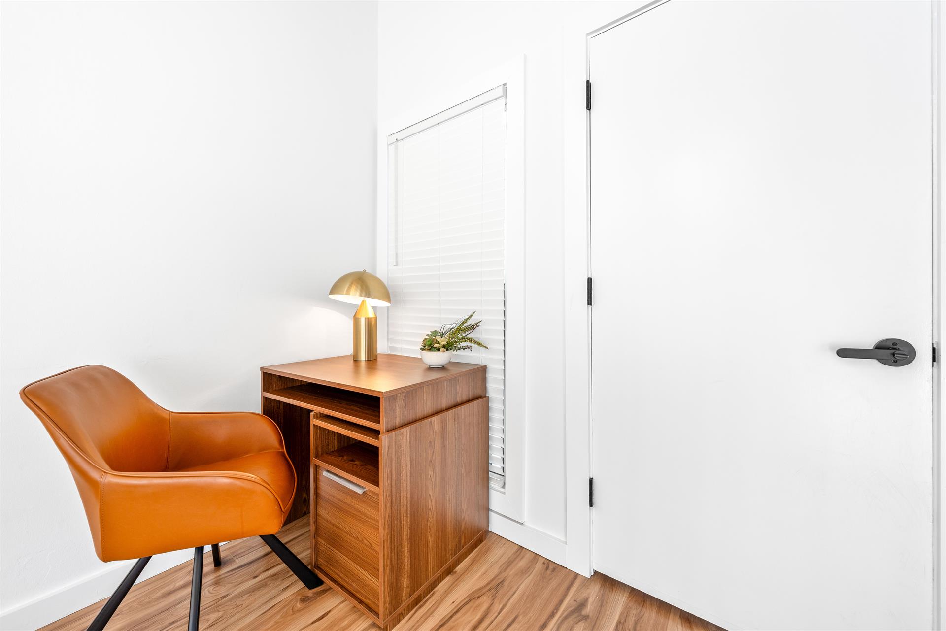 Desk and Chair for the Morning Work