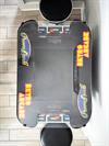 Top of the retro arcade game table.
