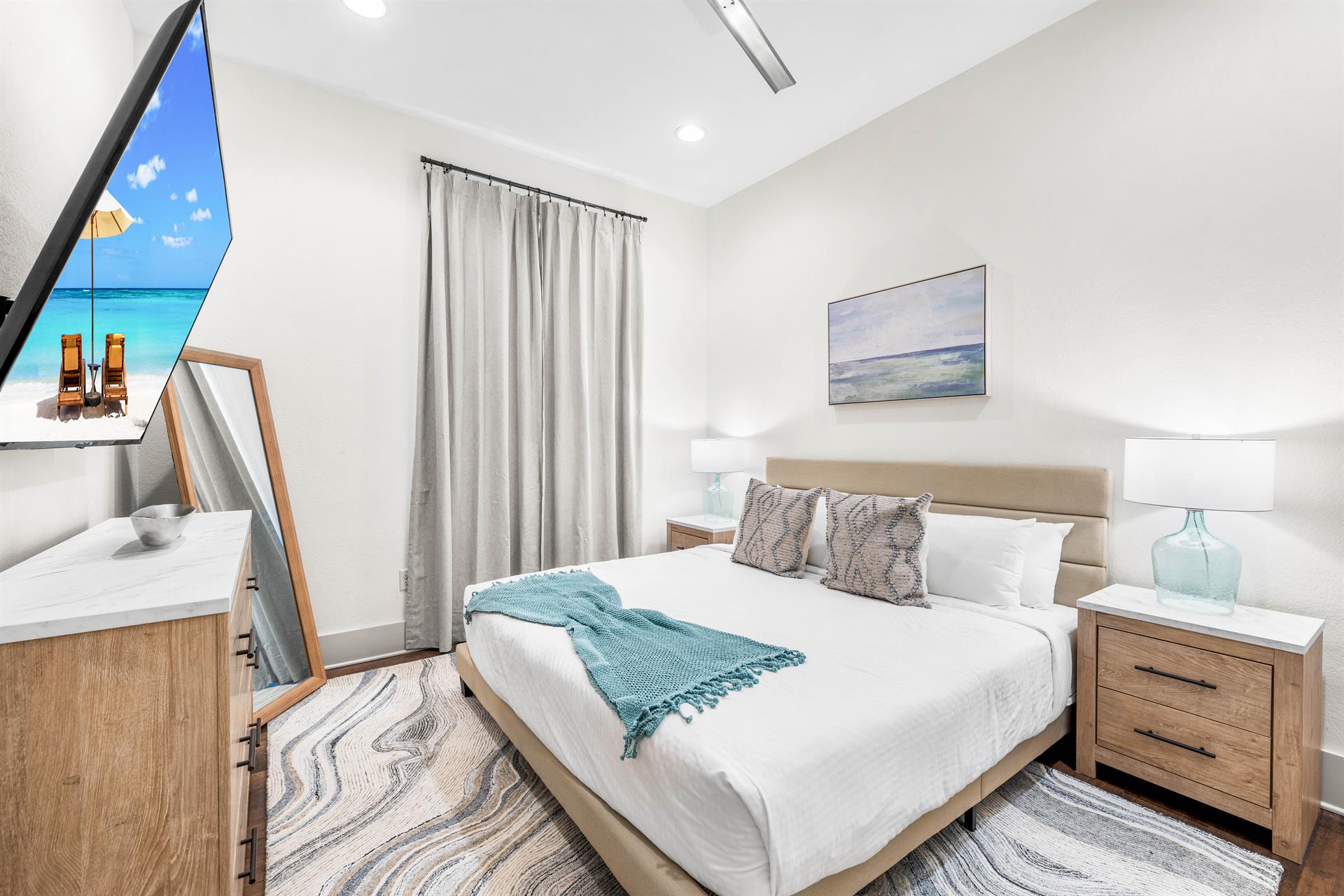 King bedroom on first floor