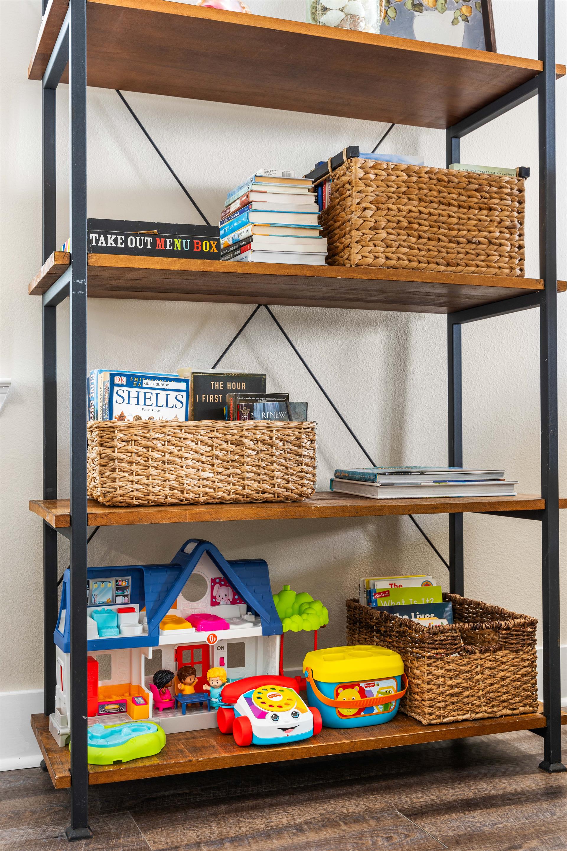 Beach reads, toys for the kiddos, and takeout menus