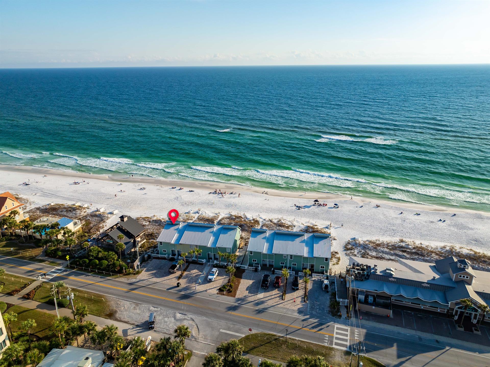 Shell yeah Talk about a prime location  steps away from 2 seafood restaurants