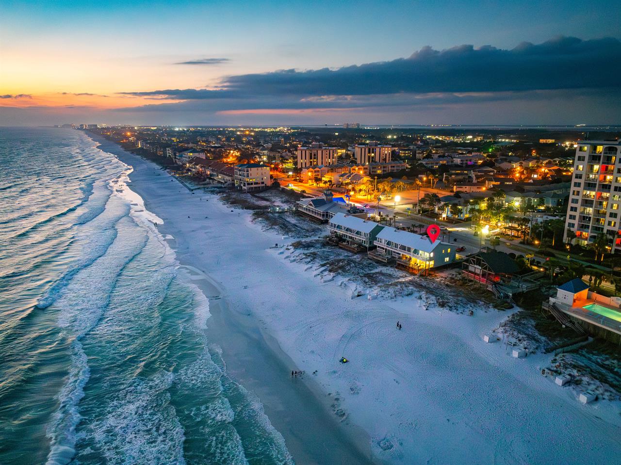 Straight vibes here Best time to take an evening walk or chill in your beach chairs.