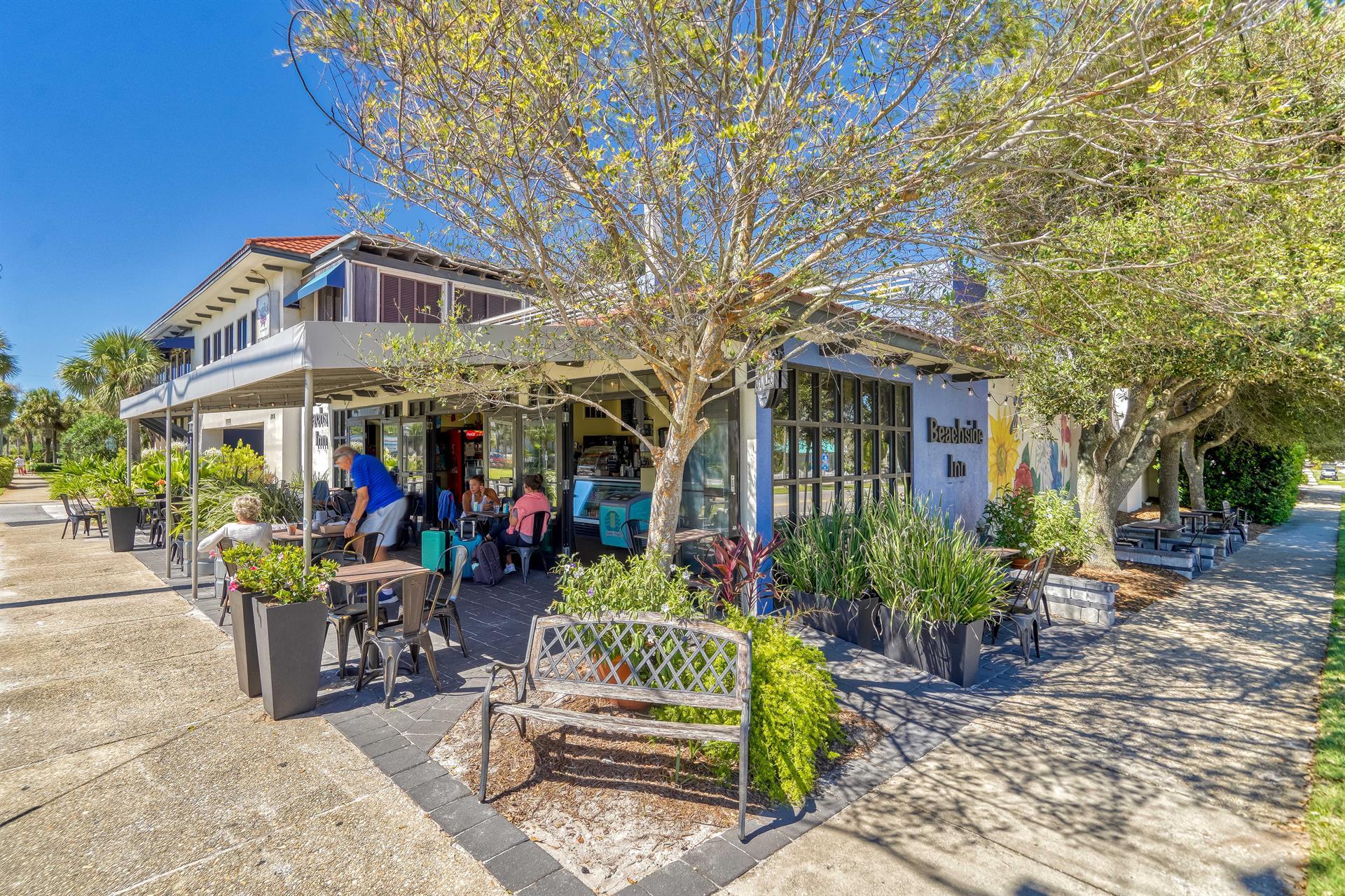 Camilles Cafe, Across From the Hutchinson Street Beach Access, Breakfast, Lunch and Fresh Seafood and Sushi for Dinner Just a short Walk from this Home