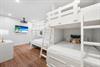 1st Floor Bunkroom with Four Queen Beds
