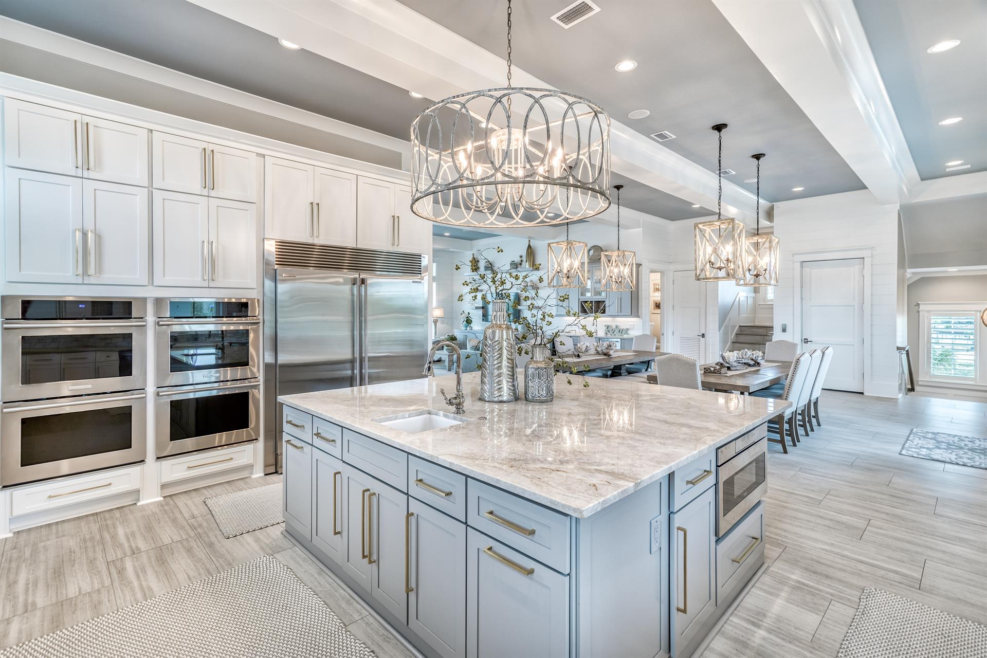 World class kitchen with bar seating for 4.