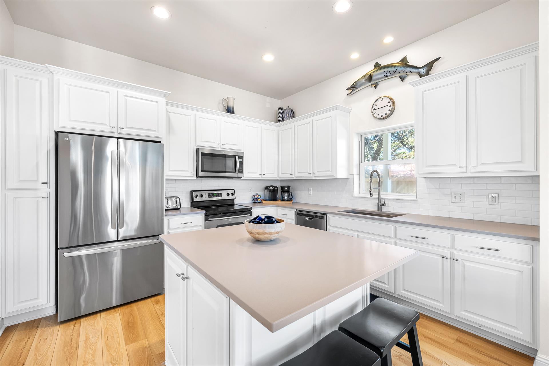 Seating for 2 at the Island