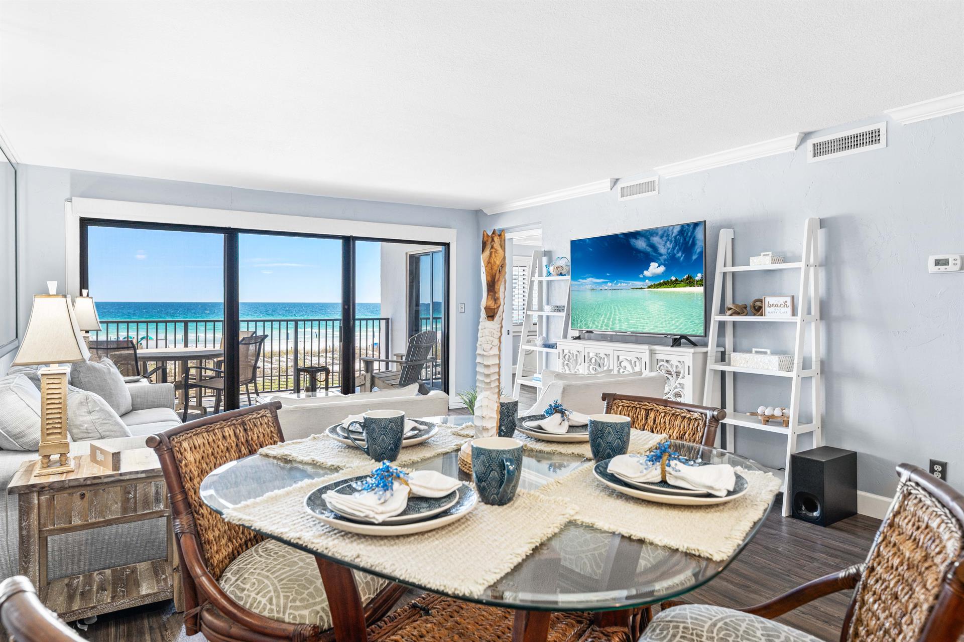 Gulf Views from the Dining Table