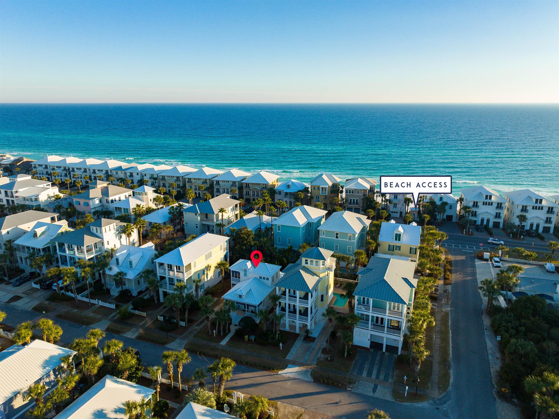 Aquaholic is just a 1minute walk to the private  beach access