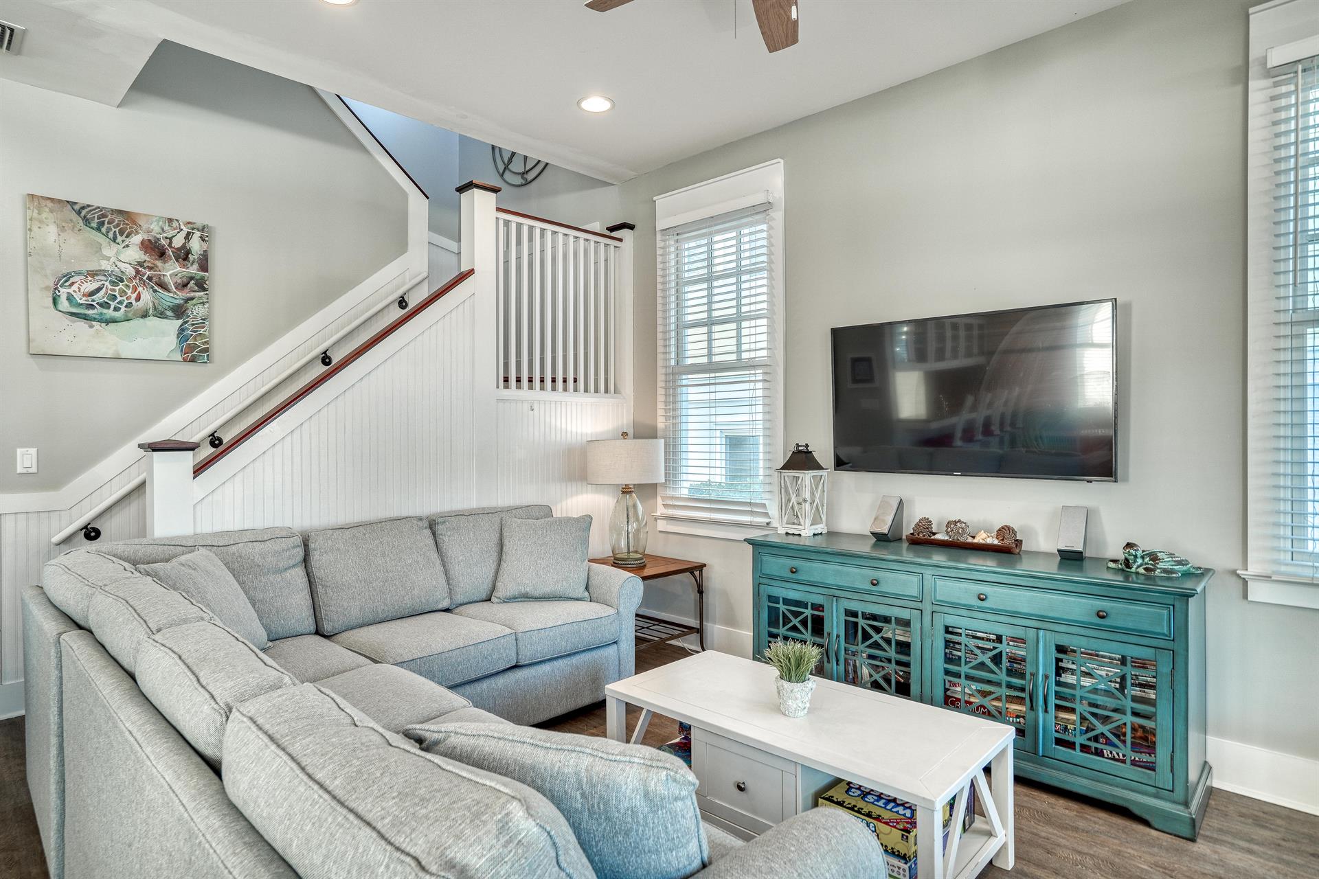 Sit, sleep, bingewatch — this sleeper sofasectional does it all. Your comfy getaway just got cozier