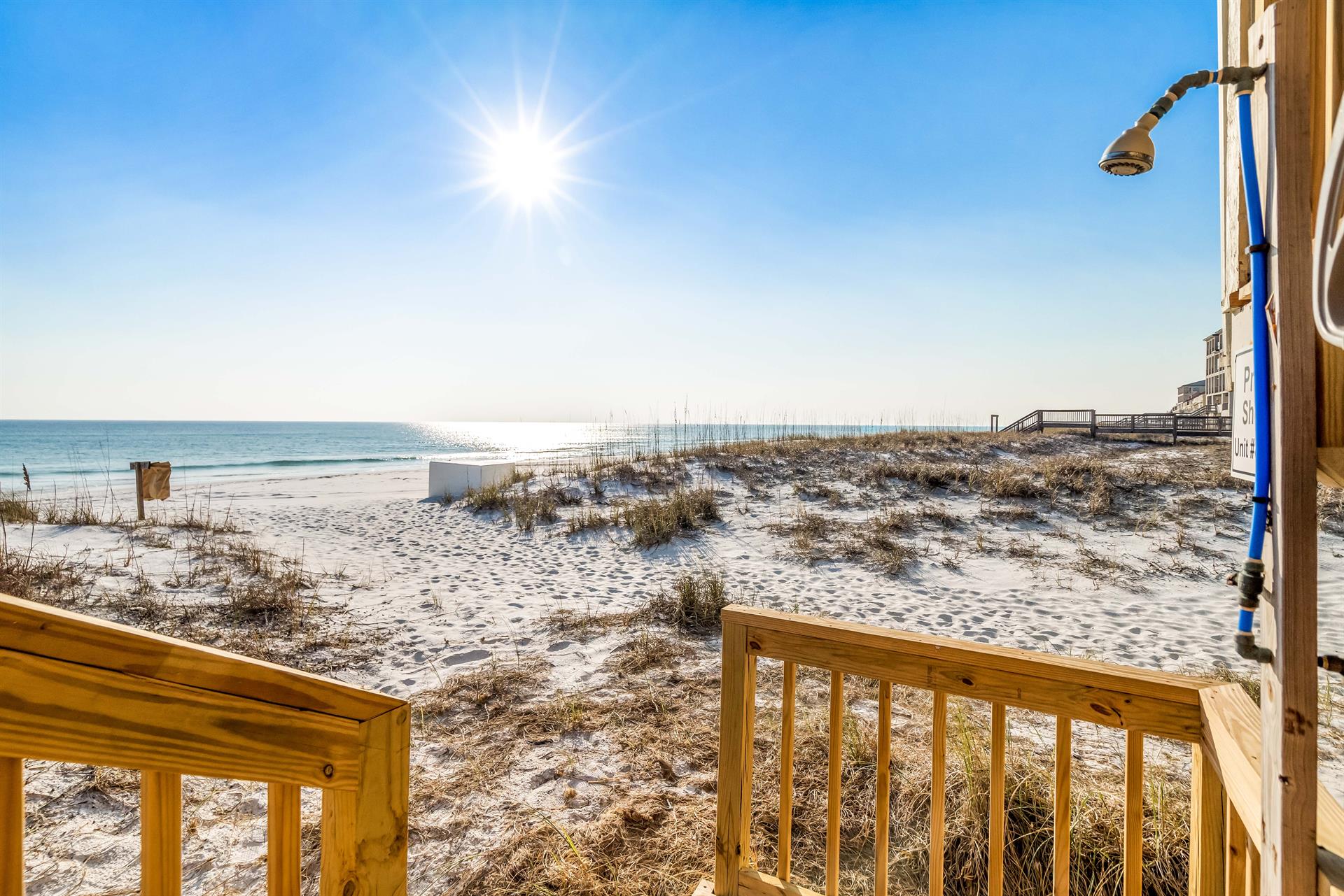 Outdoor Shower Located at the Foot of the Steps of Quiet Surf 8