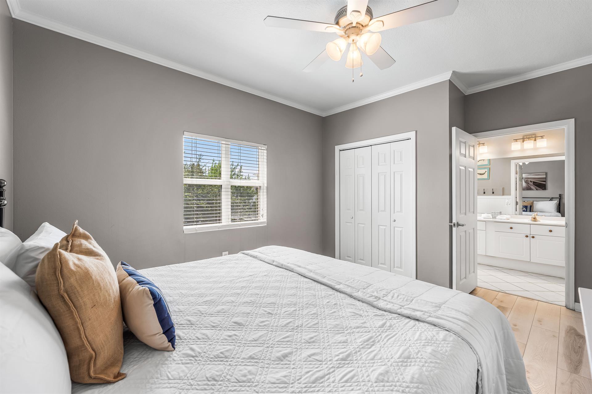 King Bedroom with Private Bathroom