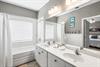 Private Bath with Double Vanity and ShowerTub Combo