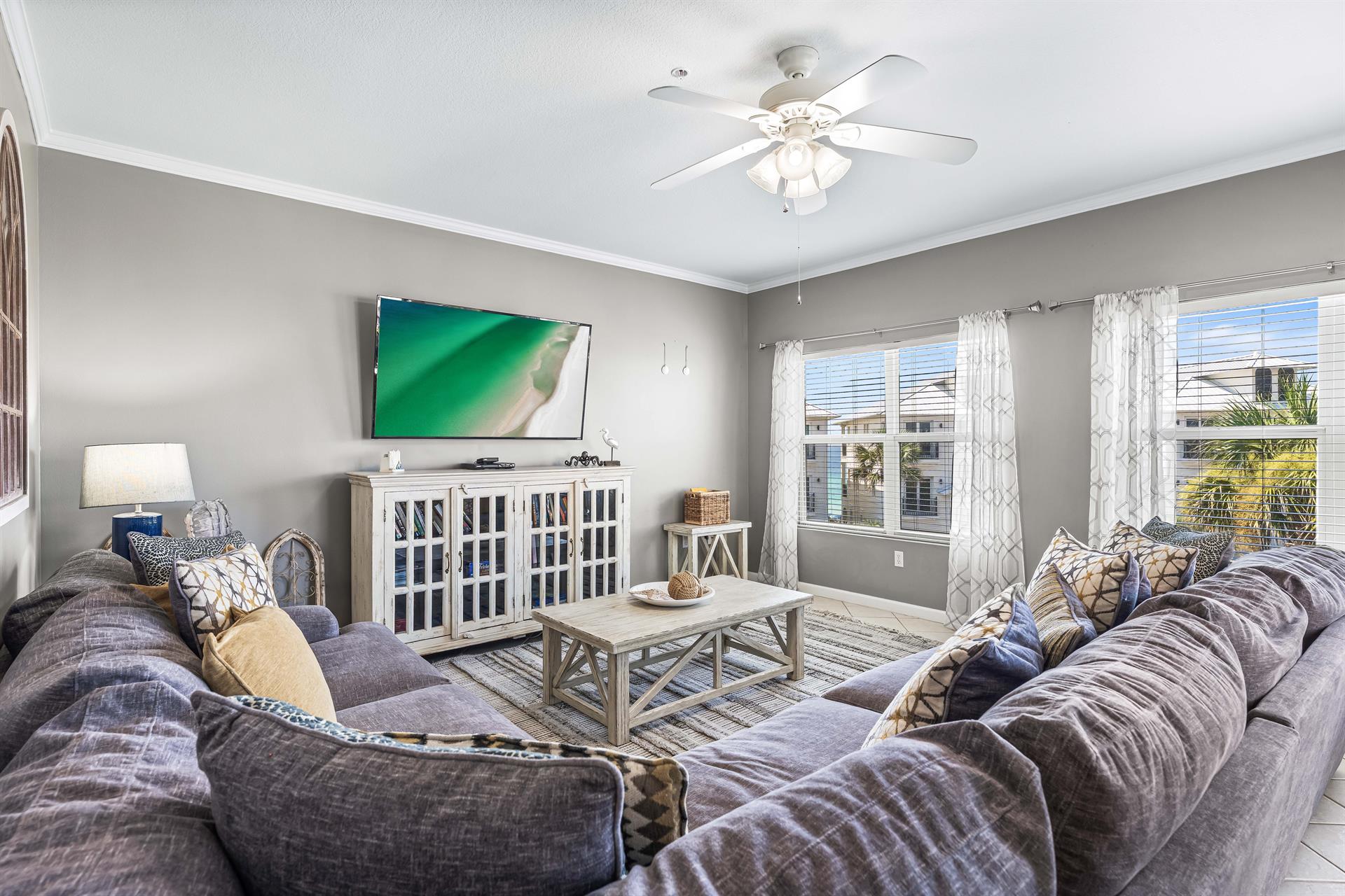 Open Living Room with Plenty of Seating