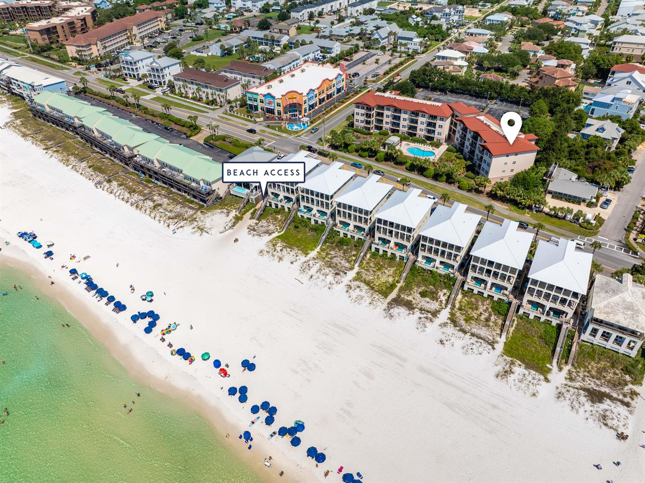 Welcome to Emerald Waters Beach Access is a short walk away