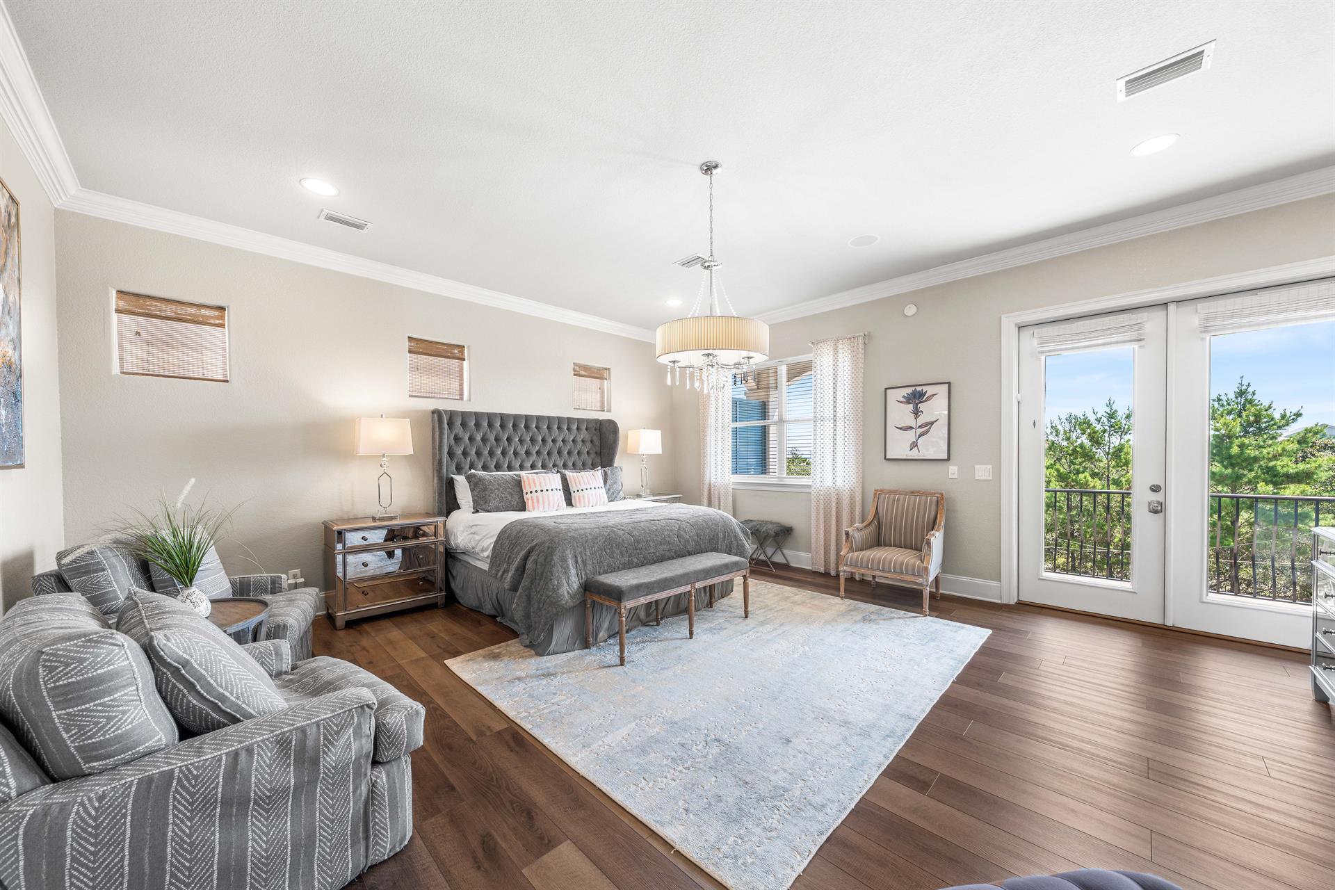 2nd Floor King Bedroom with Full Bathroom and Private Balcony