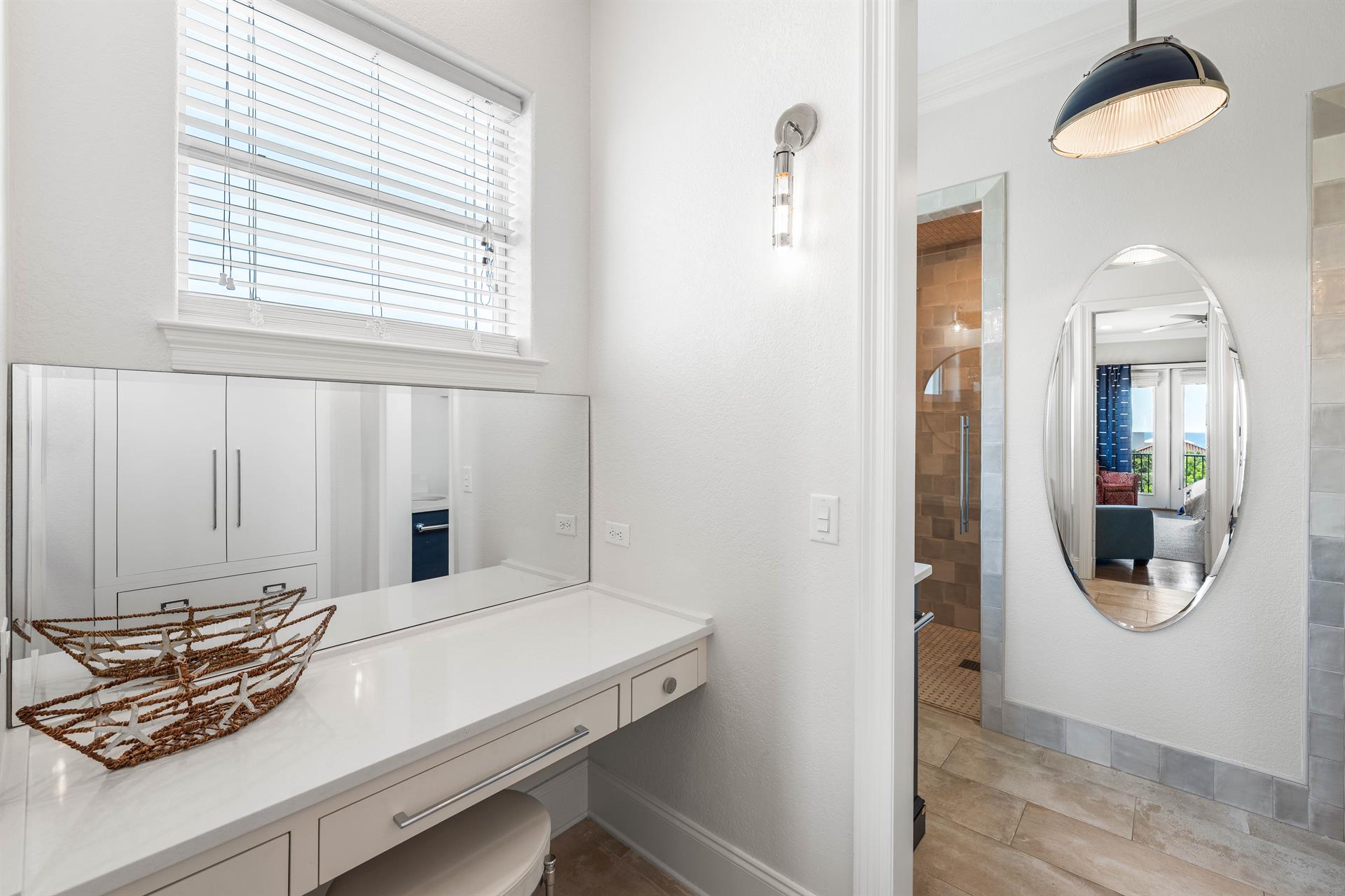 Private Bath with Walk In Shower