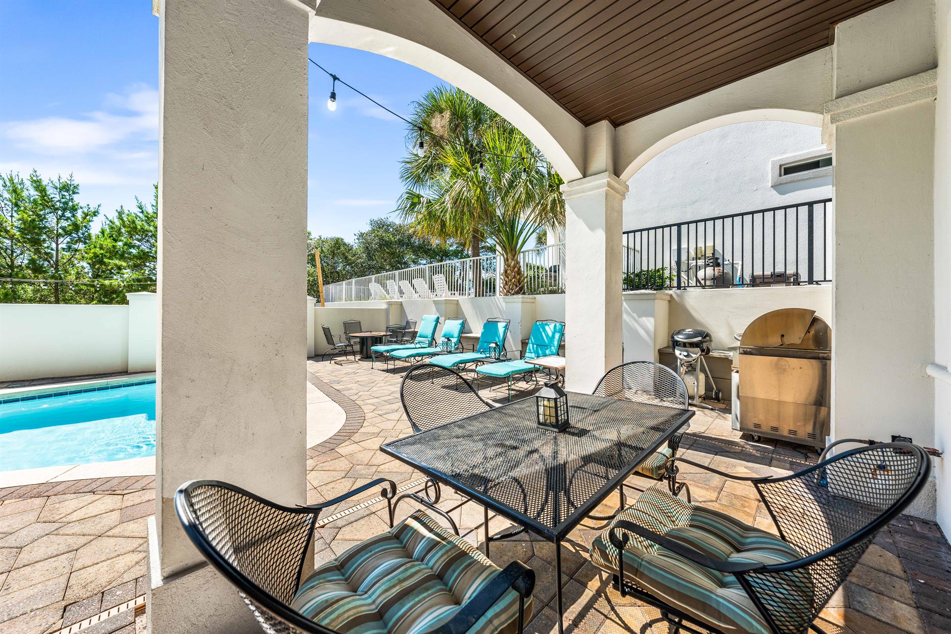 Private Deck Area with Pool, Spa and Plenty of Seating