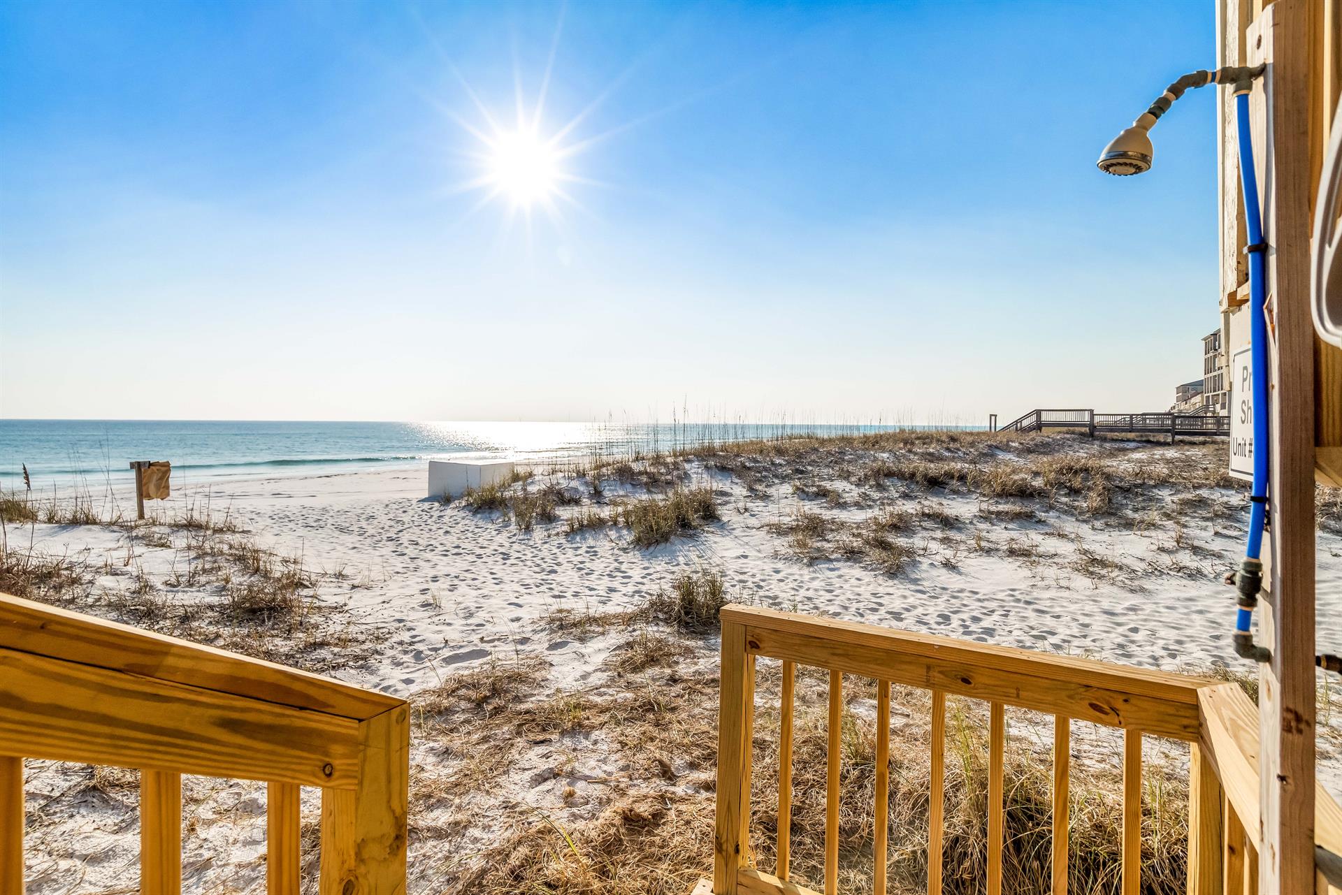 Outdoor Shower Located at the Foot of the Steps of Quiet Surf 8
