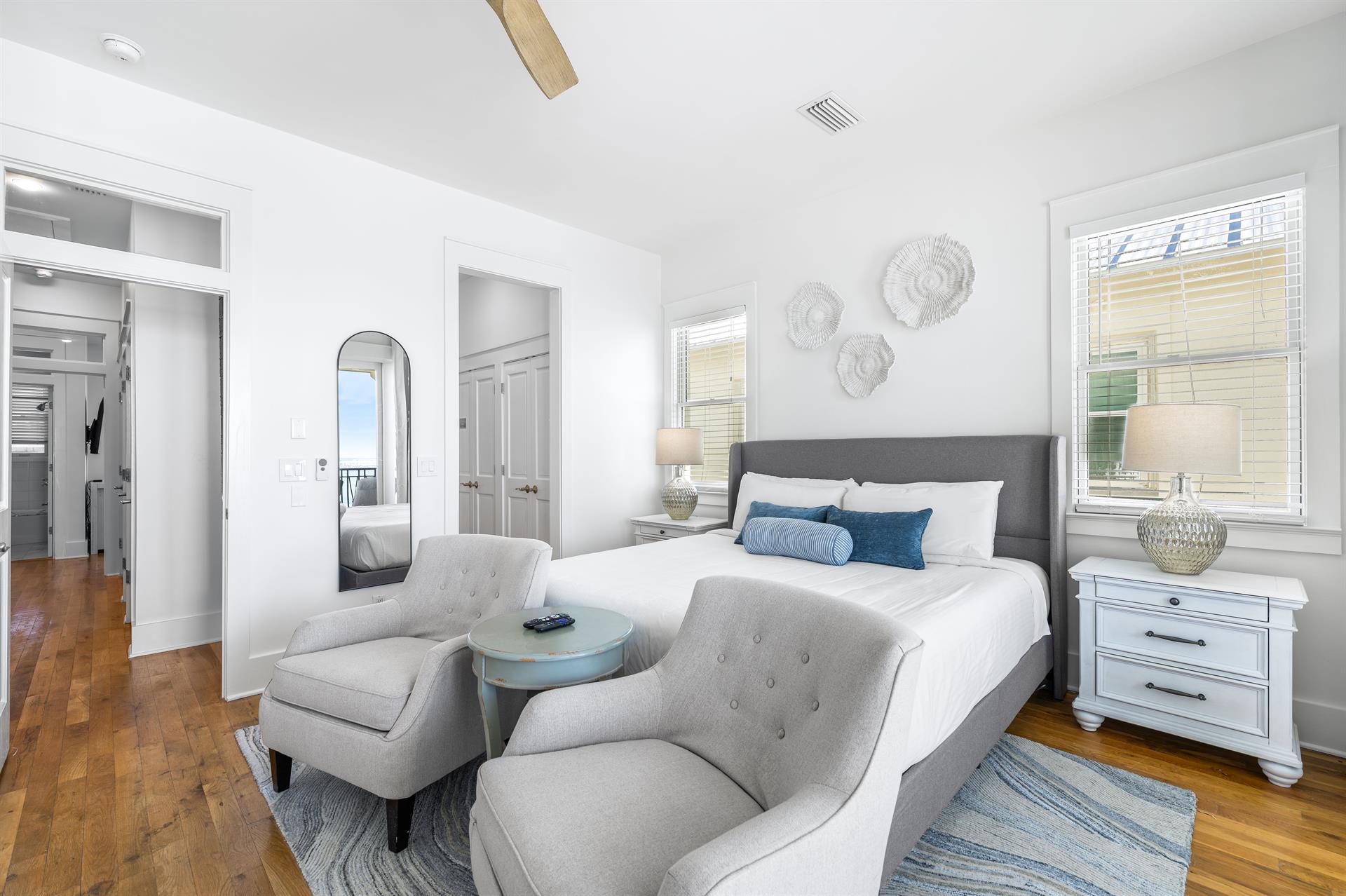 Third Floor King Primary ensuite Bedroom.