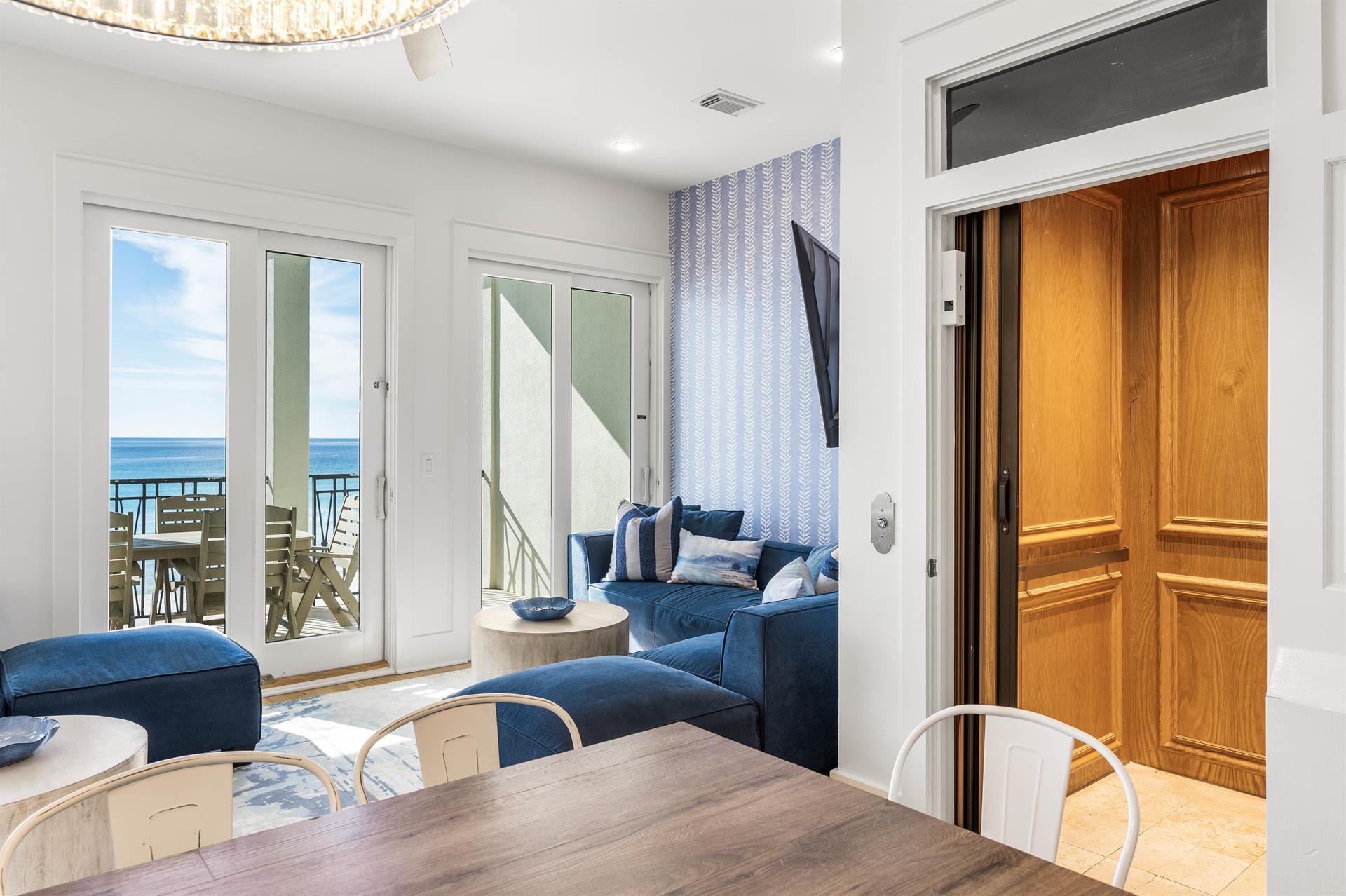 The Elevator Services All Three Floors