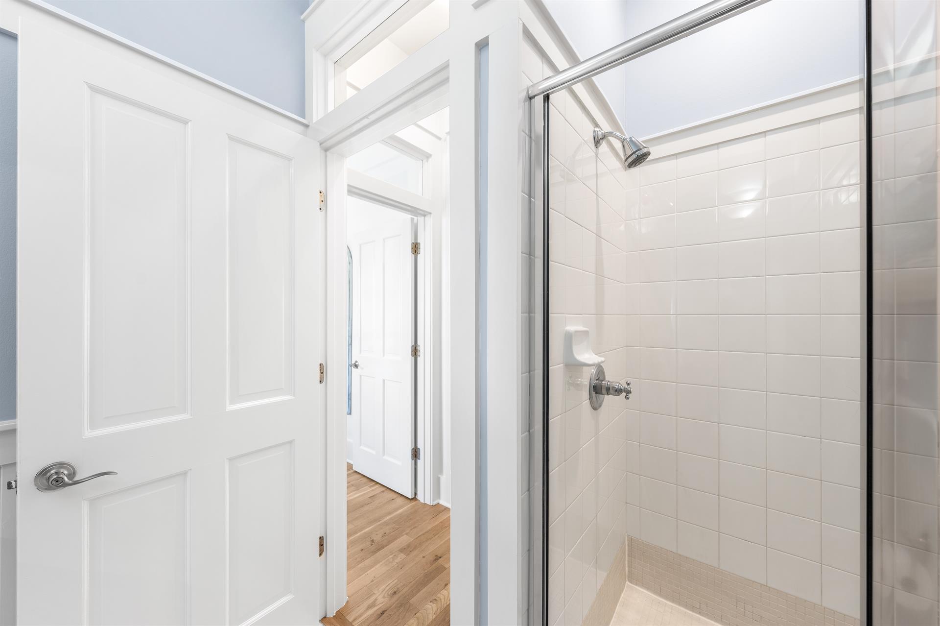 Second Floor King Bedroom Shower.