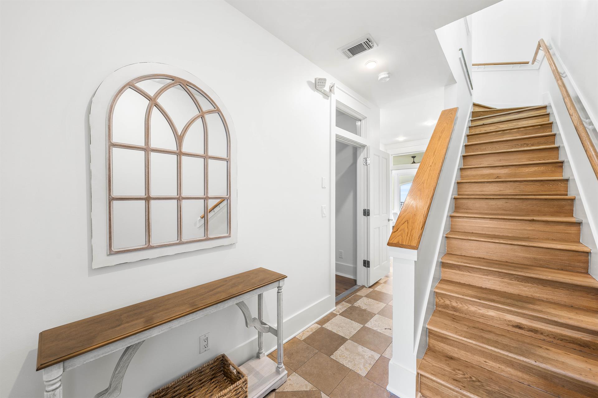 First Floor Entry to the King Bedroom and Bunkroom.