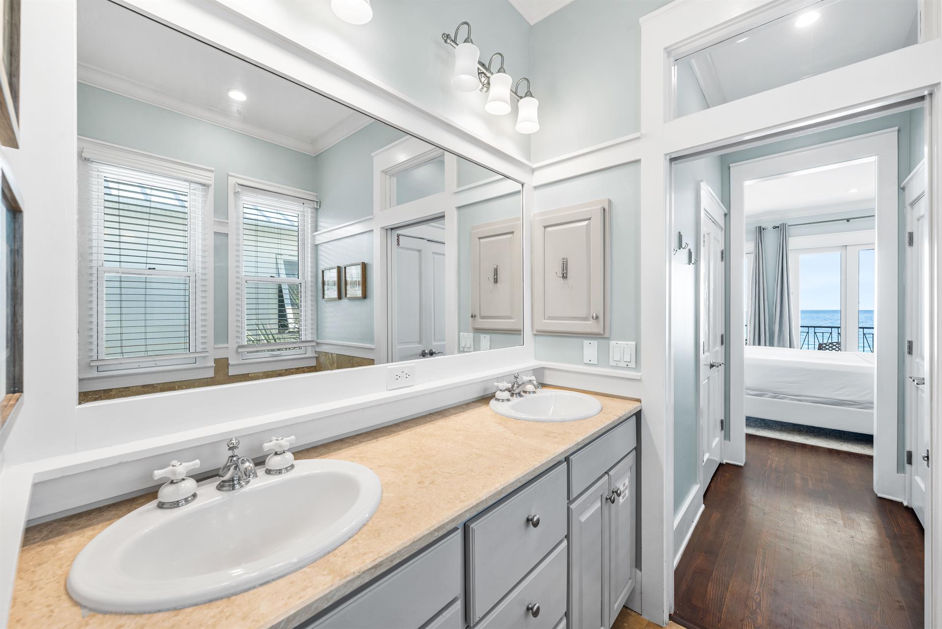 Primary Double Vanity.