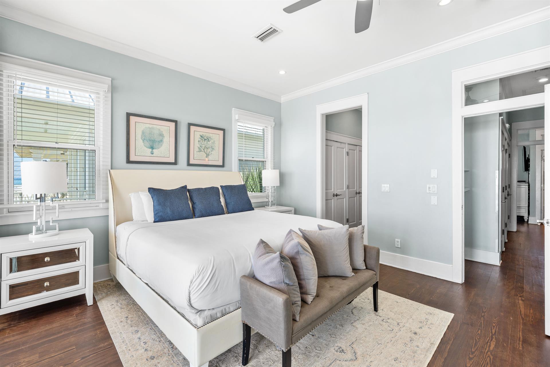 Hallway Leading to the Third Floor Guest Bedroom.