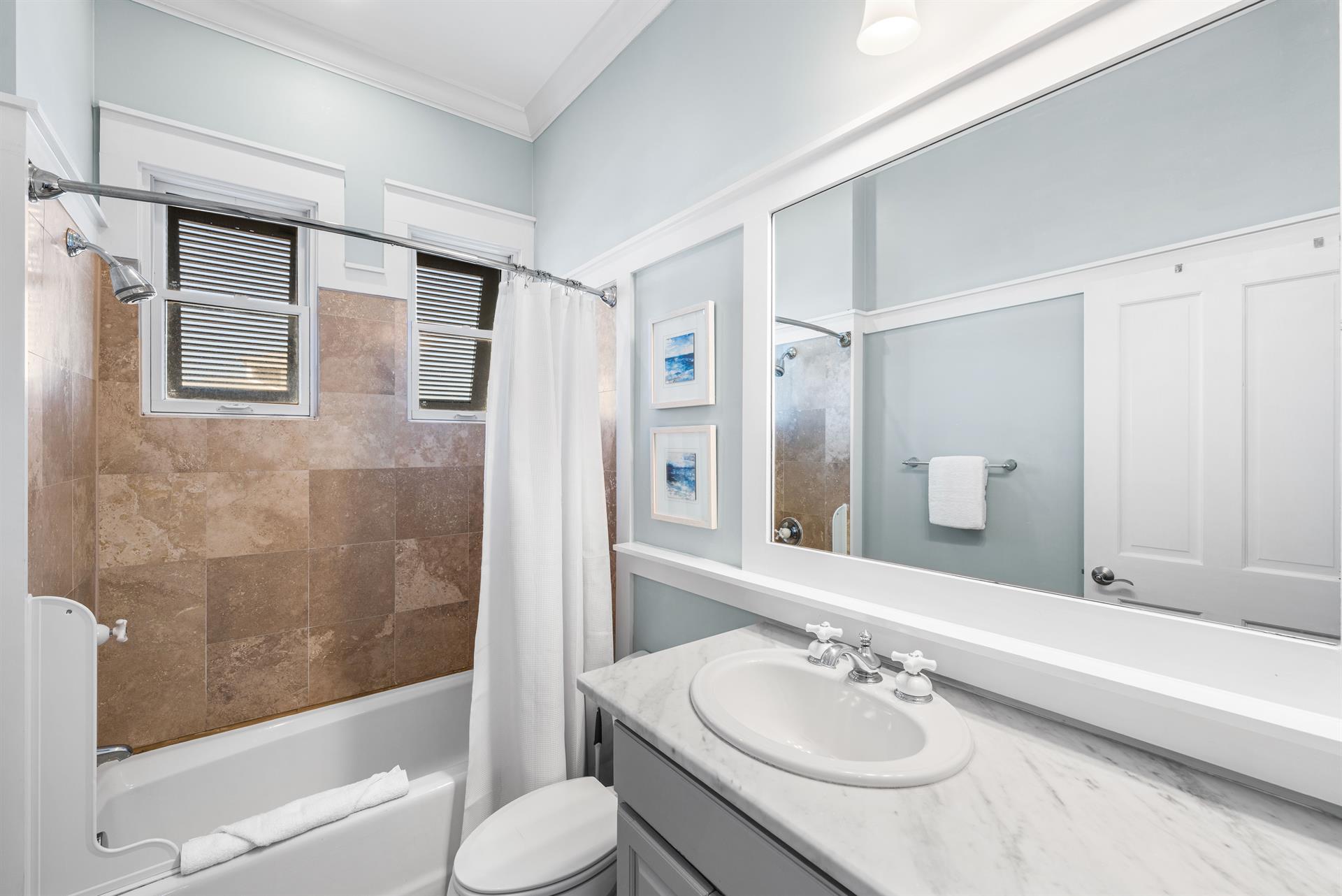 Third Floor ensuite Shower and Tub Combination.