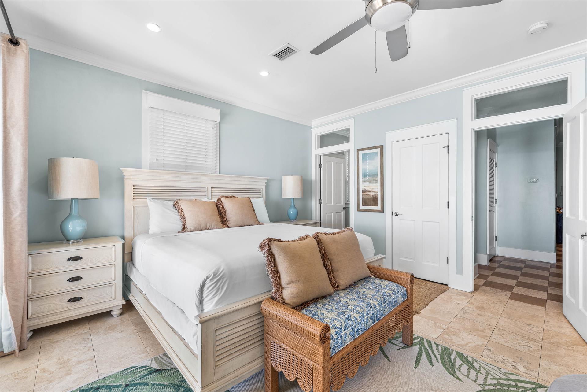 First Floor King Bedroom with ensuite Bath