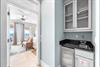 Coffee Bar and Beverage Cooler.