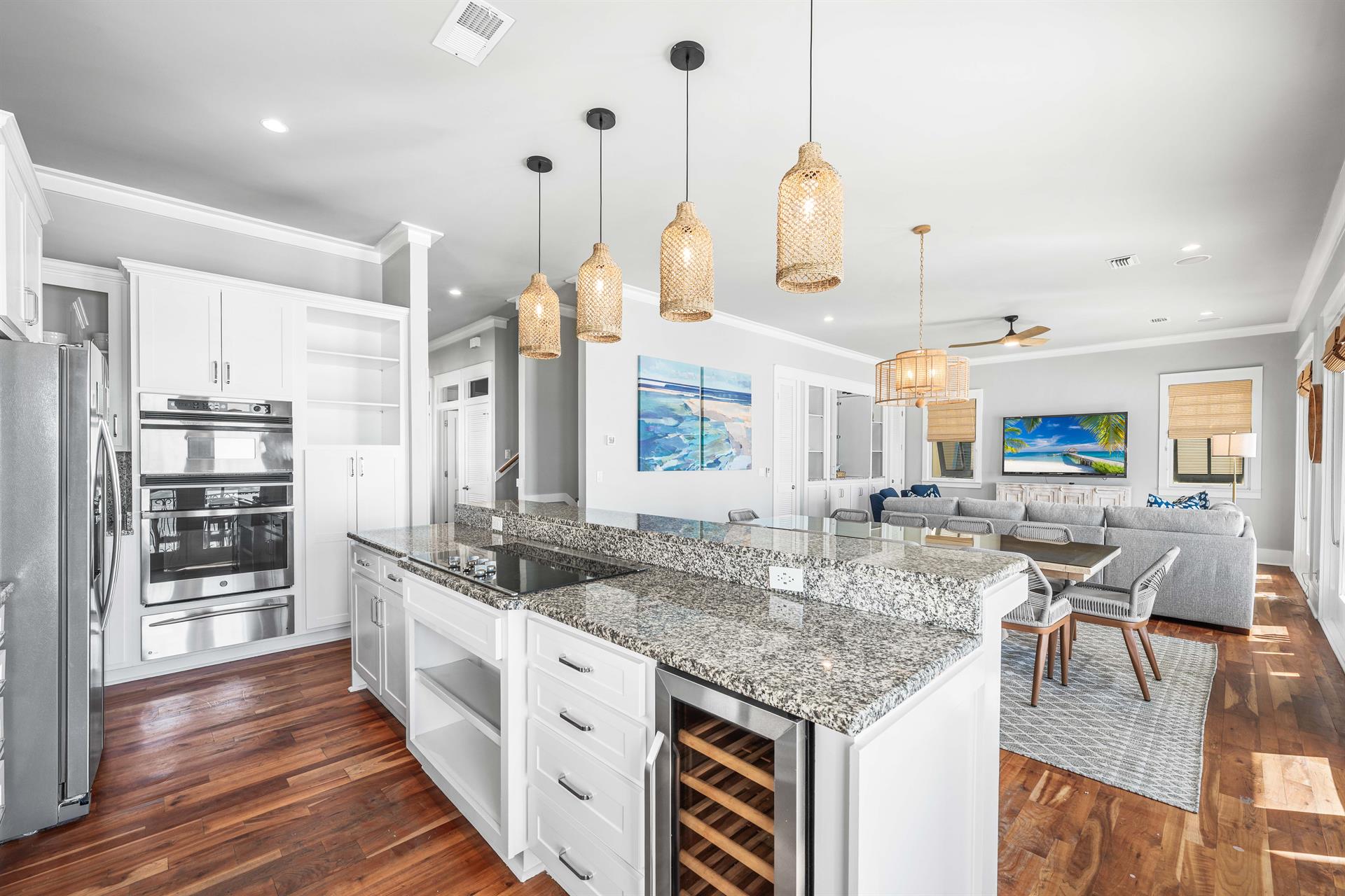 Stainless Steel Appliances with Wine Fridge