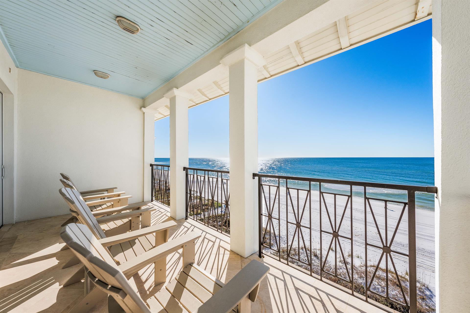 Third Floor Gulf Front Covered Patio