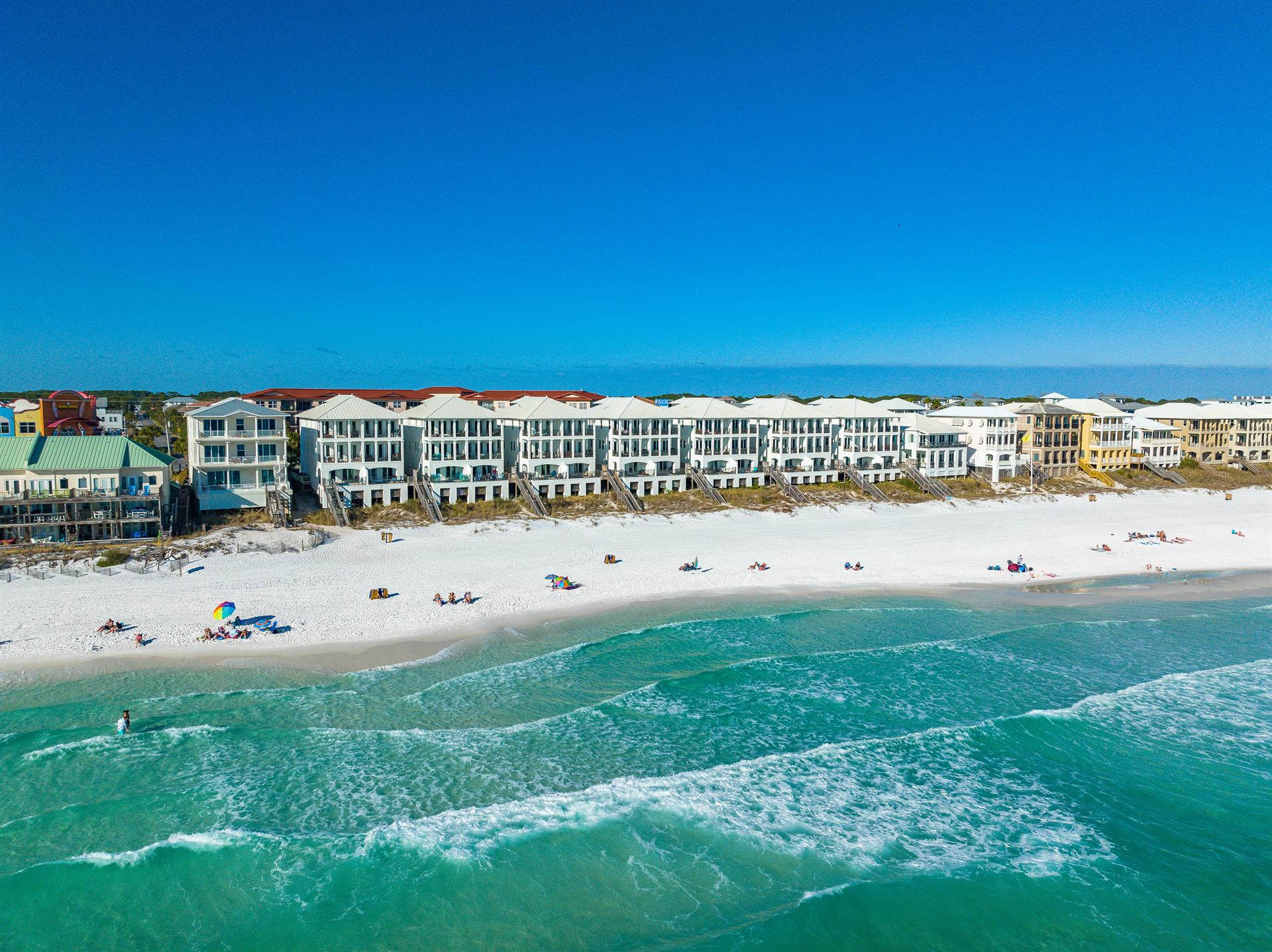 Aerial View of Frangista Beach
