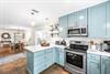 Fully Stocked Kitchen with Stainless Steel Appliances, Cambria Quartz Countertops,  Cookware  Kitchenware,  Breakfast Bar