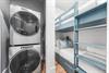 First Floor Twin over Twin and Stack Washer and Dryer
