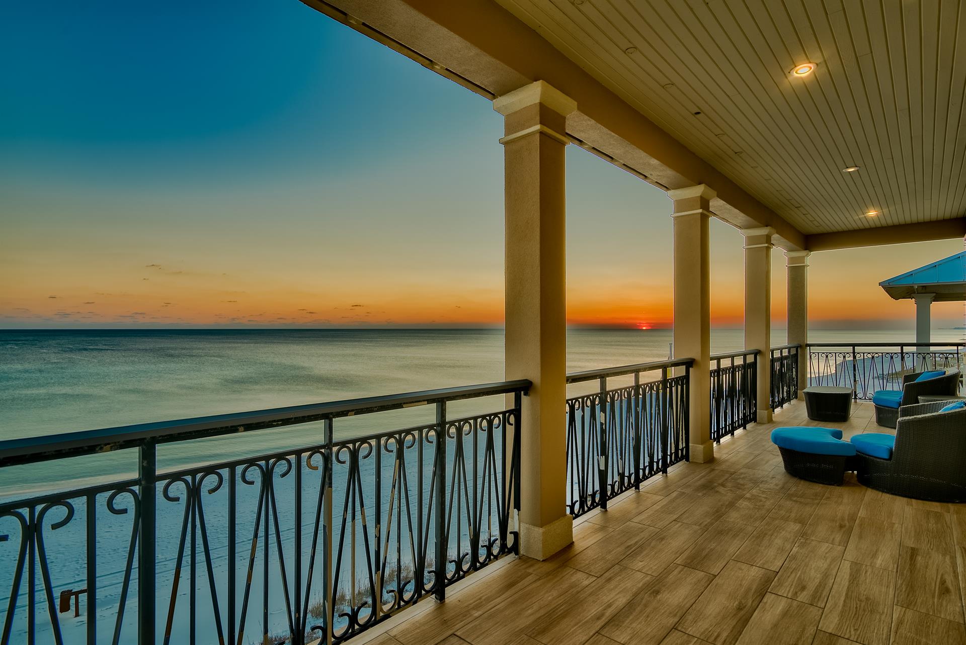 3rd Floor Primary Balcony Beautiful Sunsets from Frangista Encore