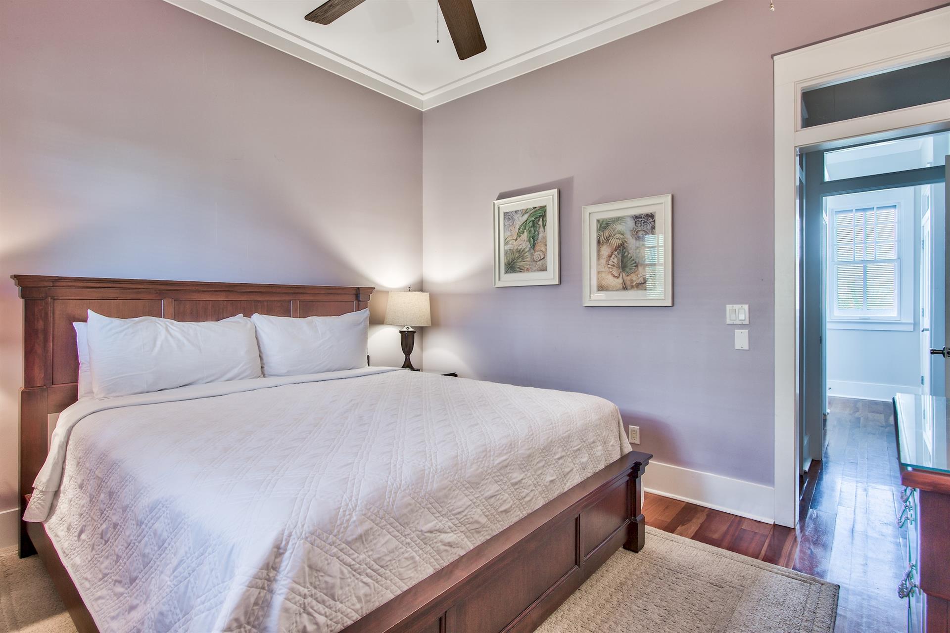 3rd Floor King Bedroom, Flat Screen Television, Private Bath