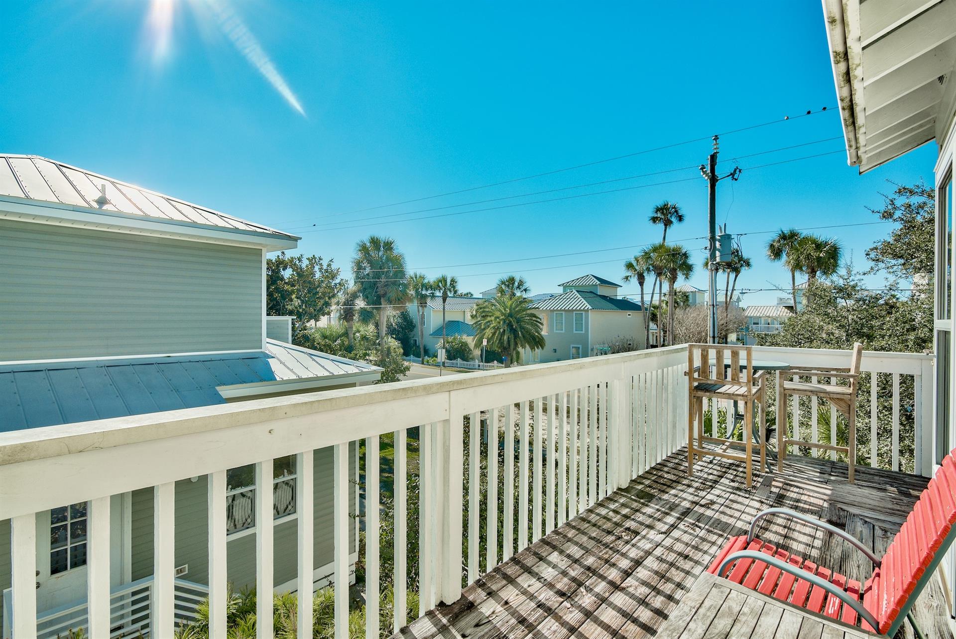 2nd Floor Balcony, Both rooms upstairs have balcony access