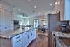 Large Open Kitchen, All Stainless Steel Appliances