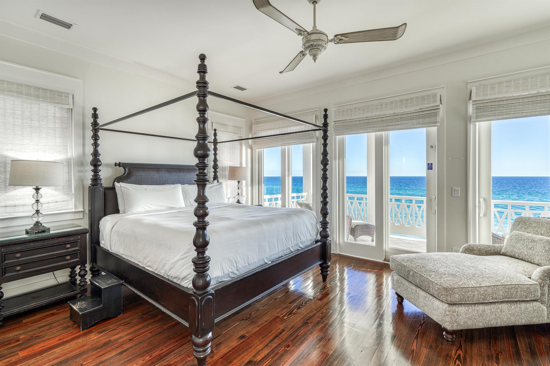 3rd Floor King Master Bedroom w Private Balcony and Private Bathroom