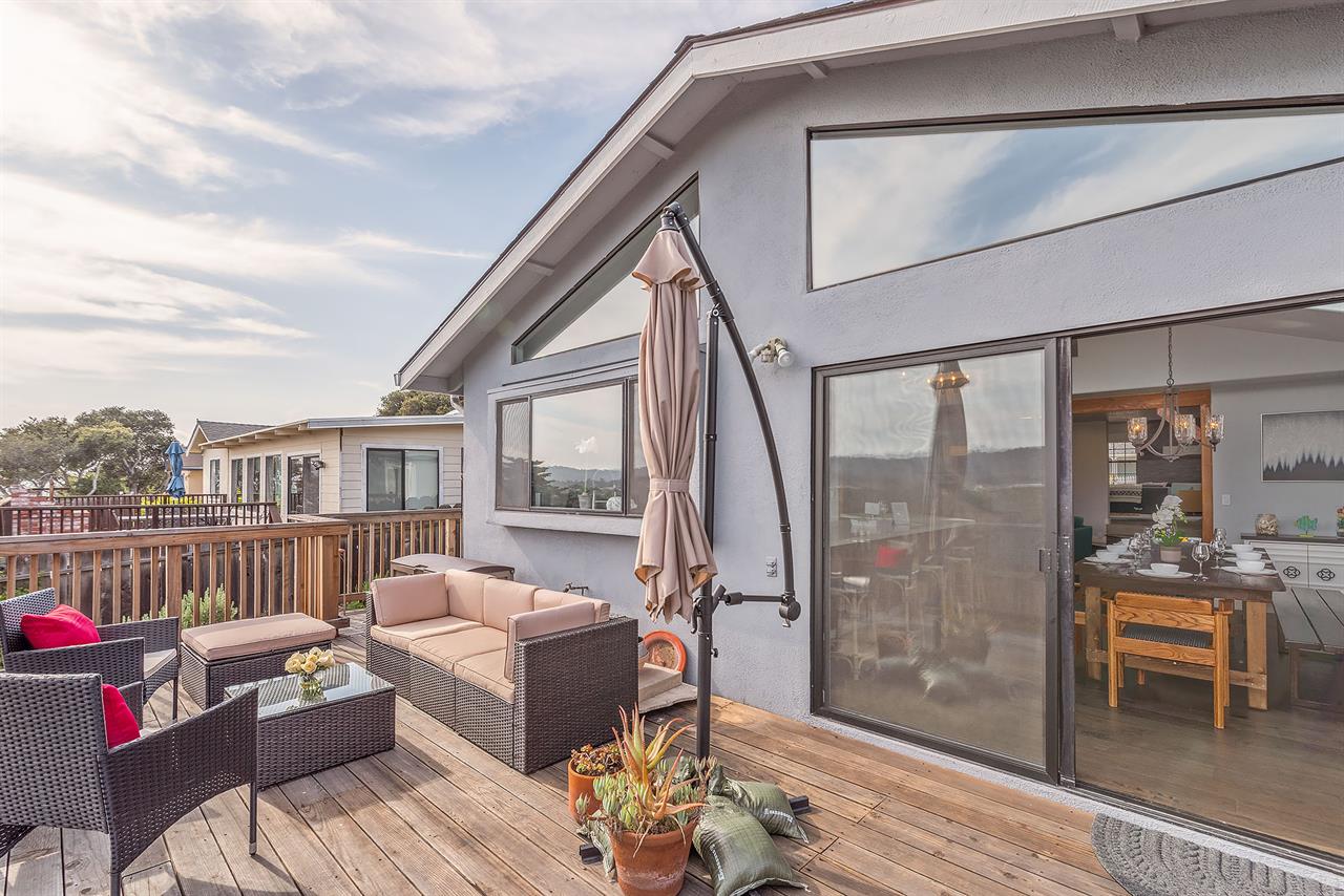 Outdoor Deck with a Gas Grill