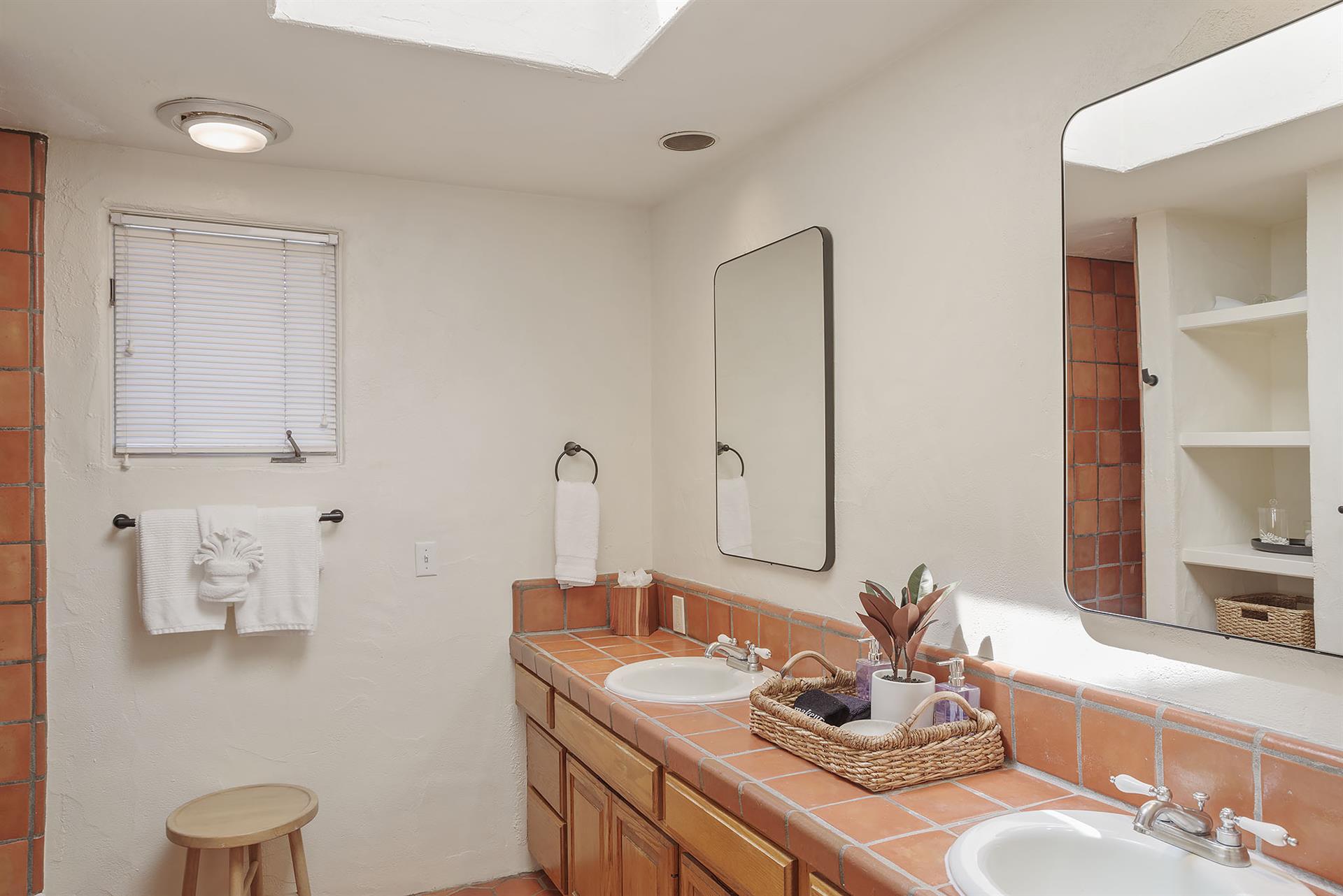 Master Bathroom with Tiled Shower