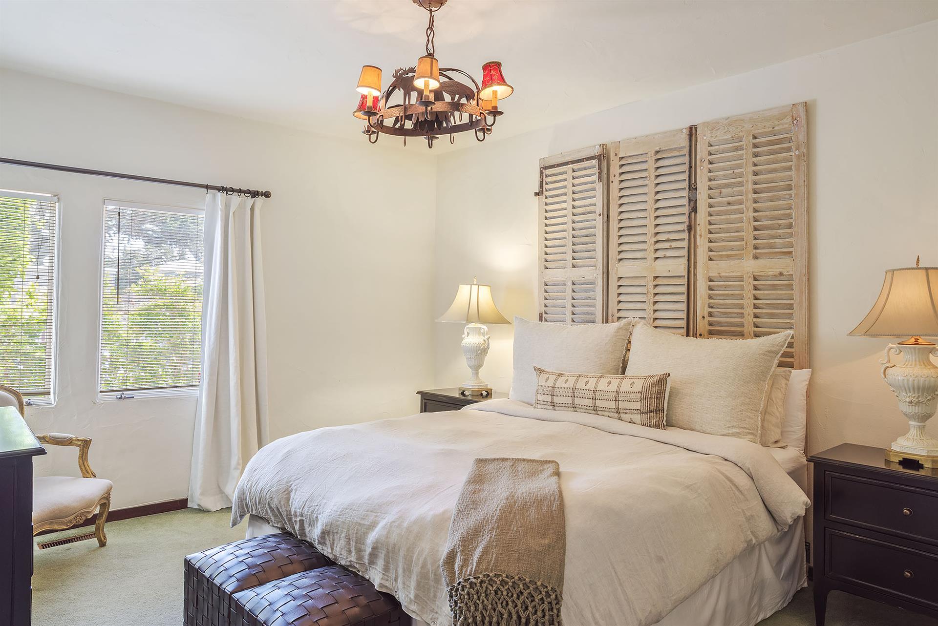 California King Bed in Second Bedroom on First Floor