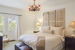 California King Bed in Second Bedroom on First Floor