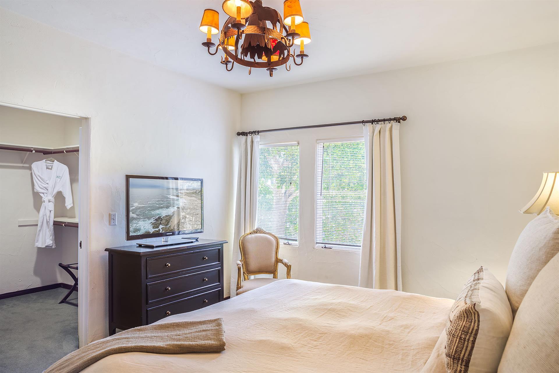 California King Bed in Second Bedroom on First Floor