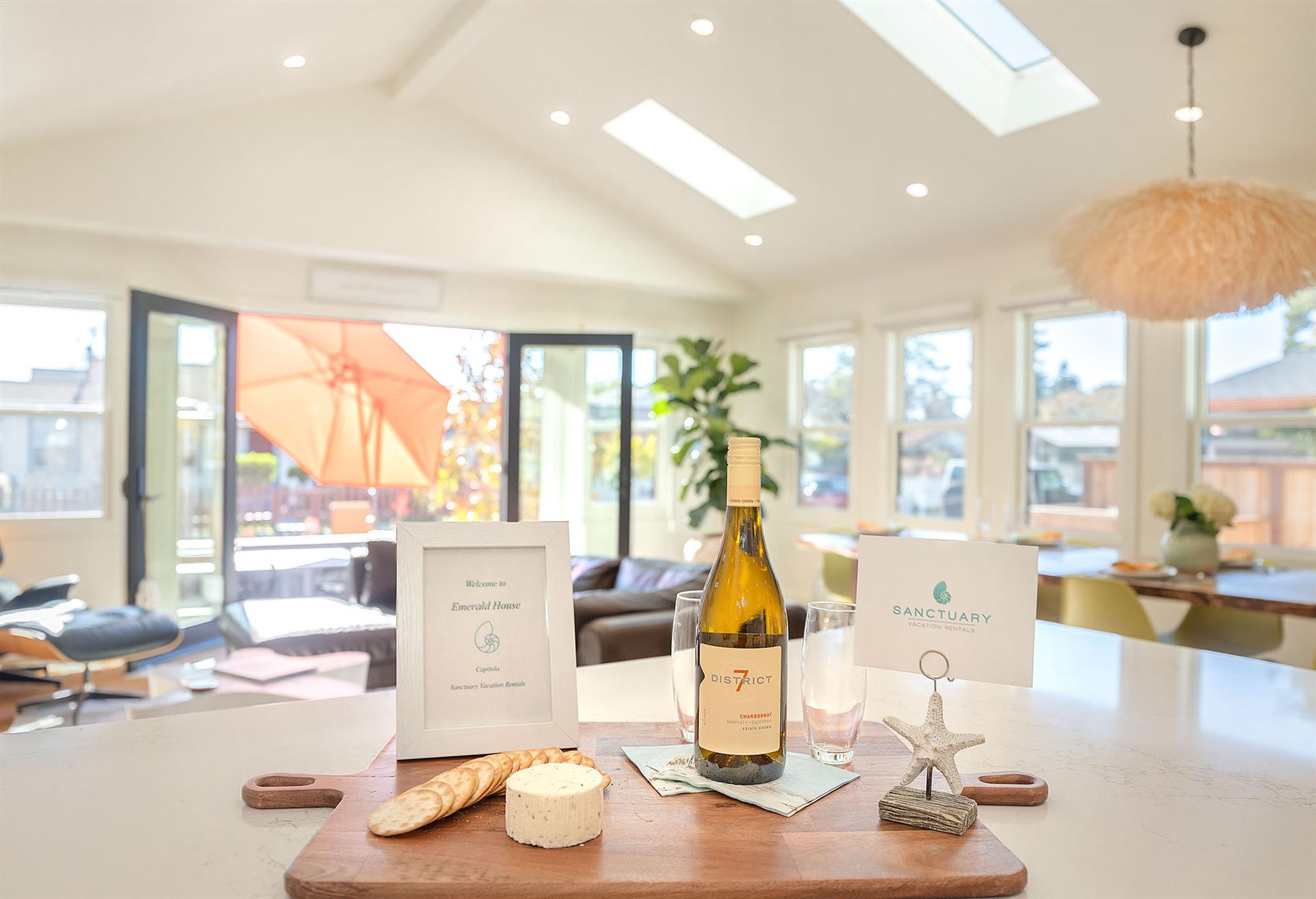 Wine and Cheese to Welcome You