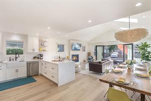 Open Concept with Living Room, Dining Area and Kitchen