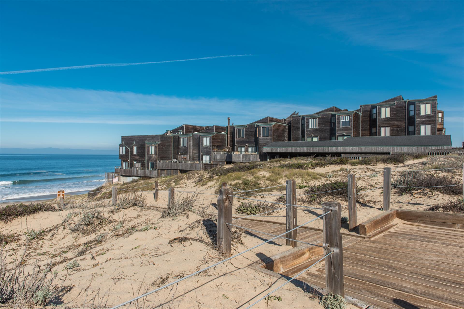 Right on Miles of Sandy Beach
