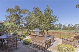 Outdoor Patio with Gas Grill and View of the Golf Course